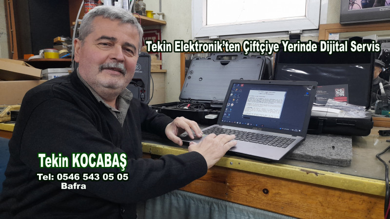 Dijital Traktör Arızaları Artık Bafra’da Çözülüyor