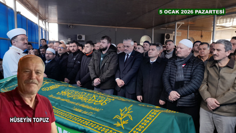 Hüseyin Topuz Son Yolculuğuna Dualarla Uğurlandı. 