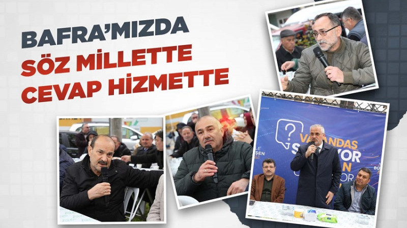SÖZ MİLLETTE CEVAP HİZMETTE