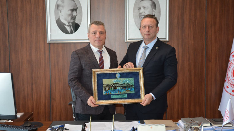 Bafra TSO’dan İl Müdürü Tevfik Akçay’a Ziyaret