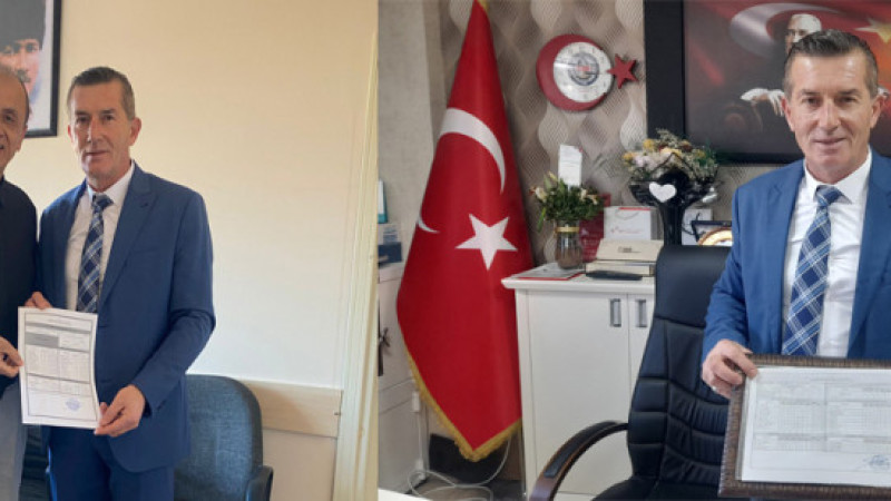 Hurşit Tulum’a 4. Dönem Mazbatası