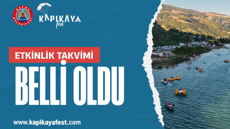 BAFRA KAPIKAYAFEST 2026’NIN ETKİNLİK TAKVİMİ BELLİ OLDU
