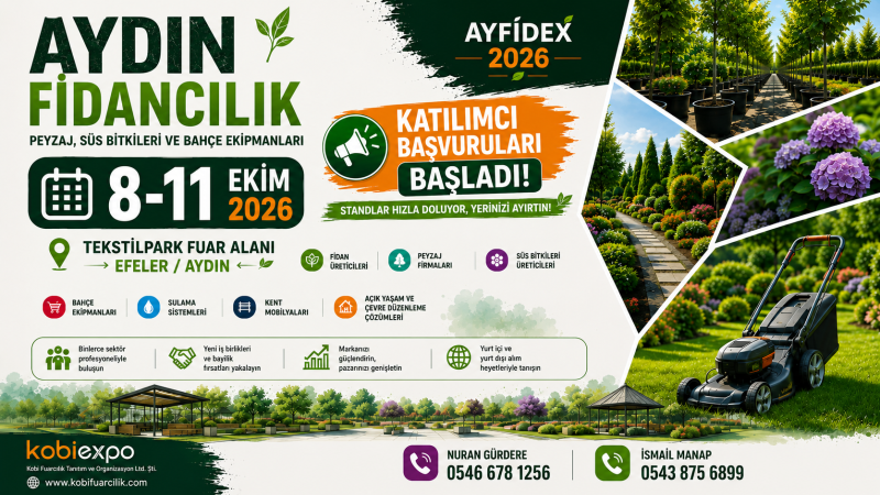 Türkiye'nin Fidancıları Aydın'da Buluşuyor