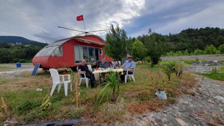 Helikopter Gerze sahiline iniş yaptı!