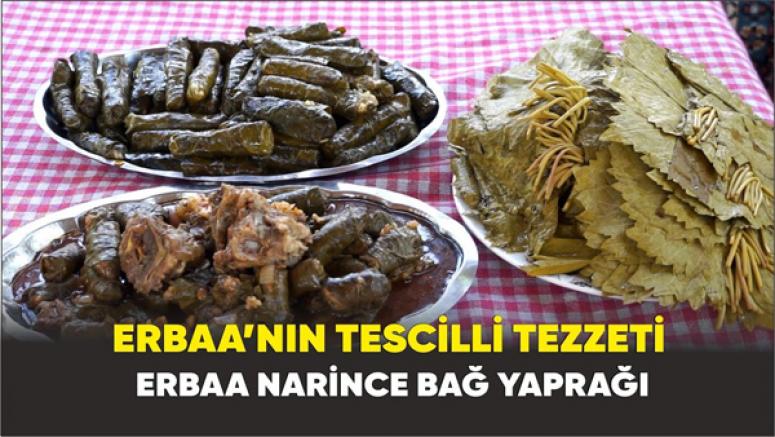 Erbaa’nın tescilli lezzeti: Erbaa Bağ Yaprağı