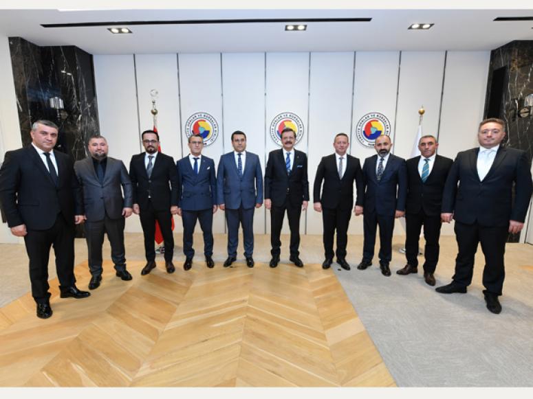 Bafra Ticaret ve Sanayi Odası’ndan Hisarcıklıoğlu’ na ziyaret