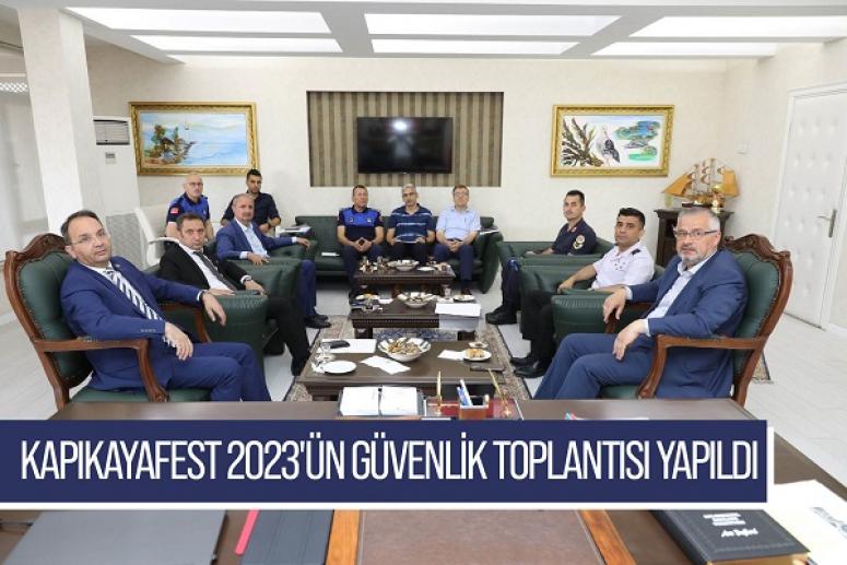 KAPIKAYA İÇİN GÜVENLİK TOPLANTISI YAPILDI