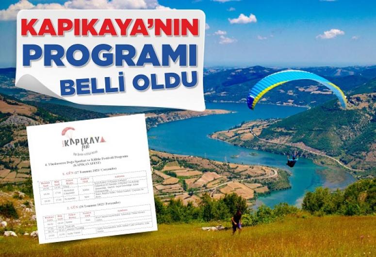 KAPIKAYAFEST 2022'NİN PROGRAMI BELLİ OLDU