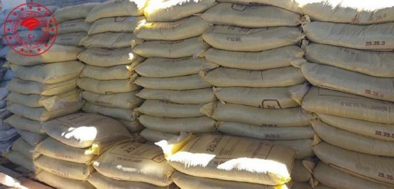 ELAZIĞ’DA 66,45 TON SAHTE GÜBRE ELE GEÇİRİLDİ